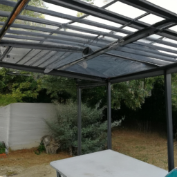 Aménagement de pergola avec fermeture loggia en PVC Thiers